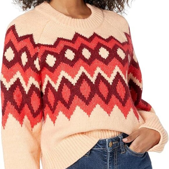 NWT JOIE Nataly Fair Isle Sweater Chic & Cozy Soft Wool Blend Size Small - Picture 6 of 6